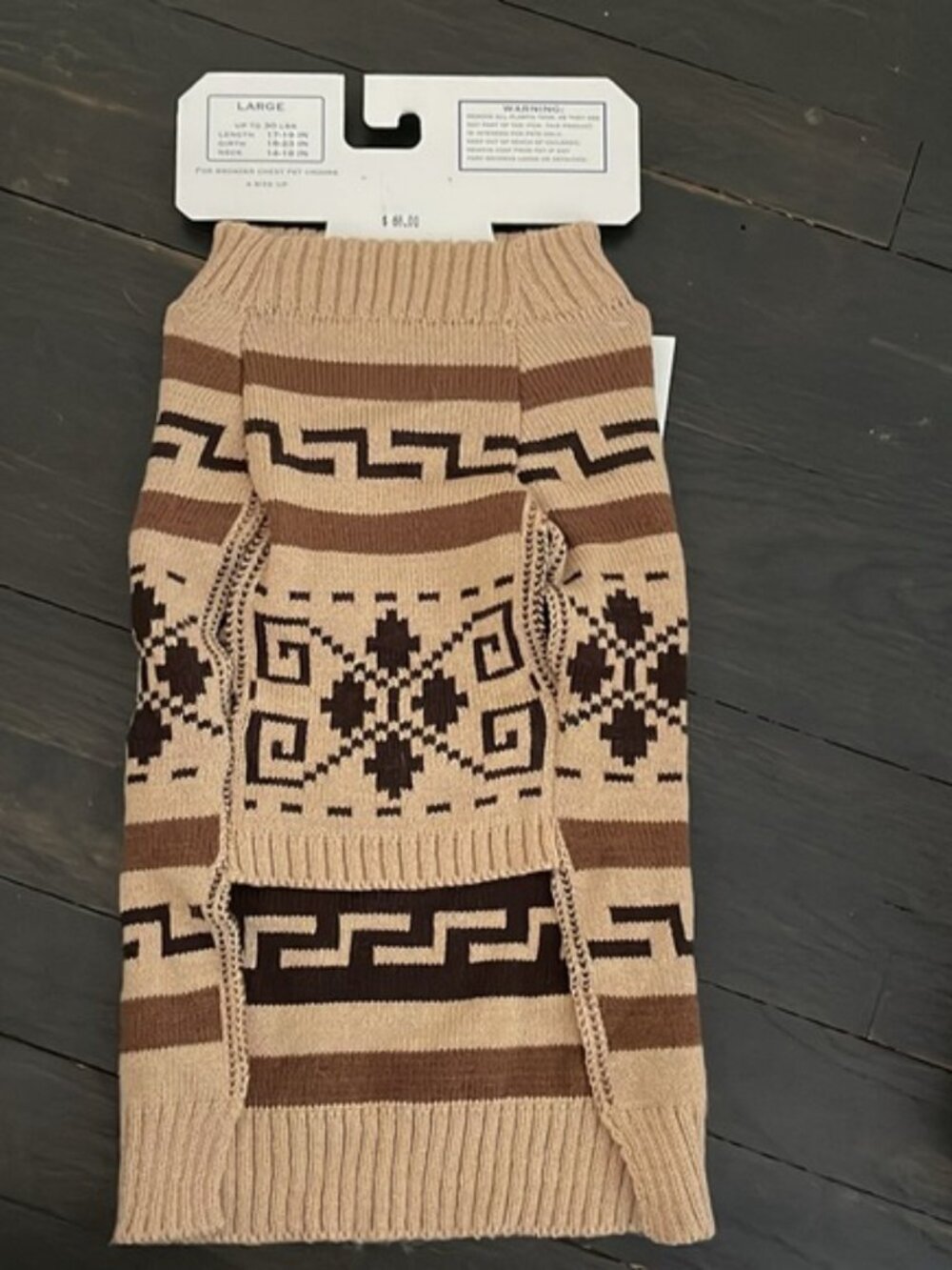 Pendleton Dog Sweater - Large - Picture 2 of 5